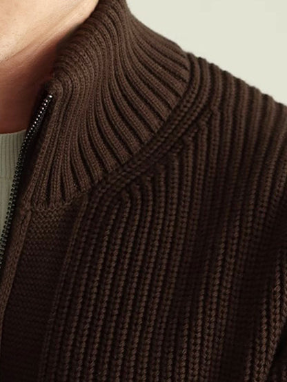 Warm Crew Neck Mens Knit Sweater