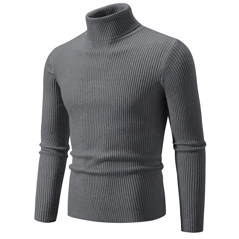 Cozy Crew Neck Men's Knit Sweater