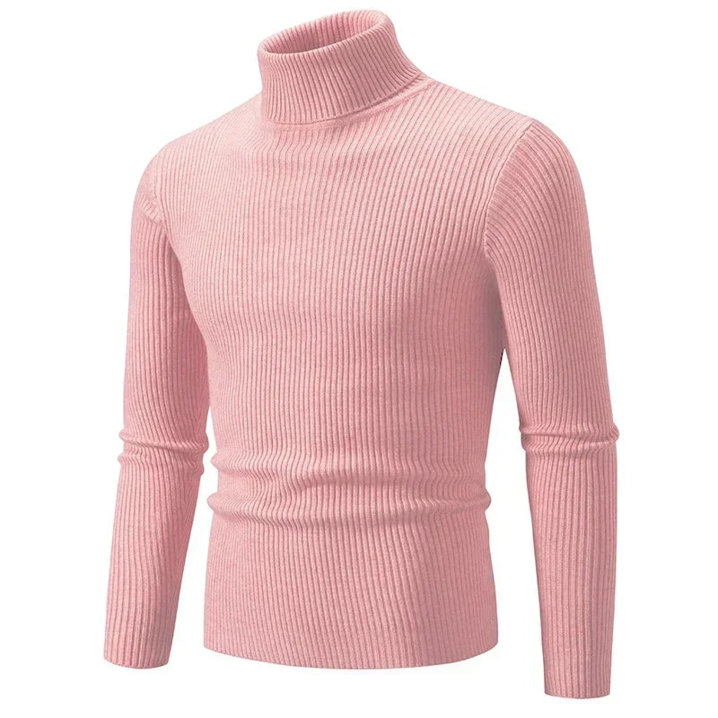 Cozy Crew Neck Men's Knit Sweater