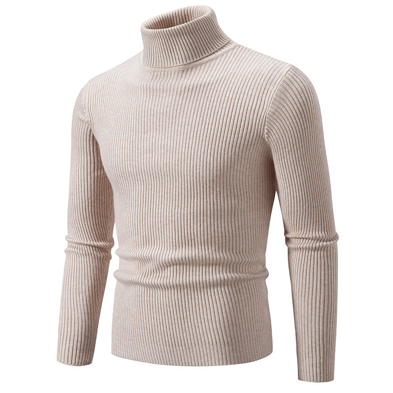 Cozy Crew Neck Men's Knit Sweater