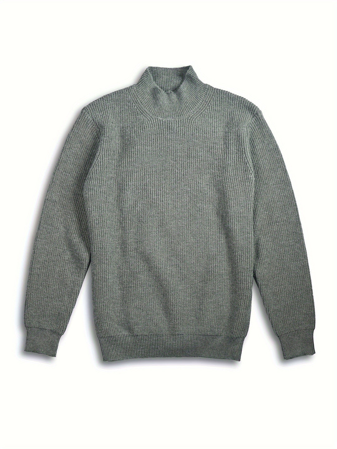 Warm Crew Neck Knitted Men's Sweater