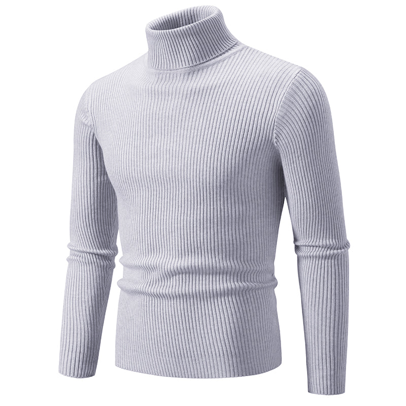 Cozy Crew Neck Men's Knit Sweater