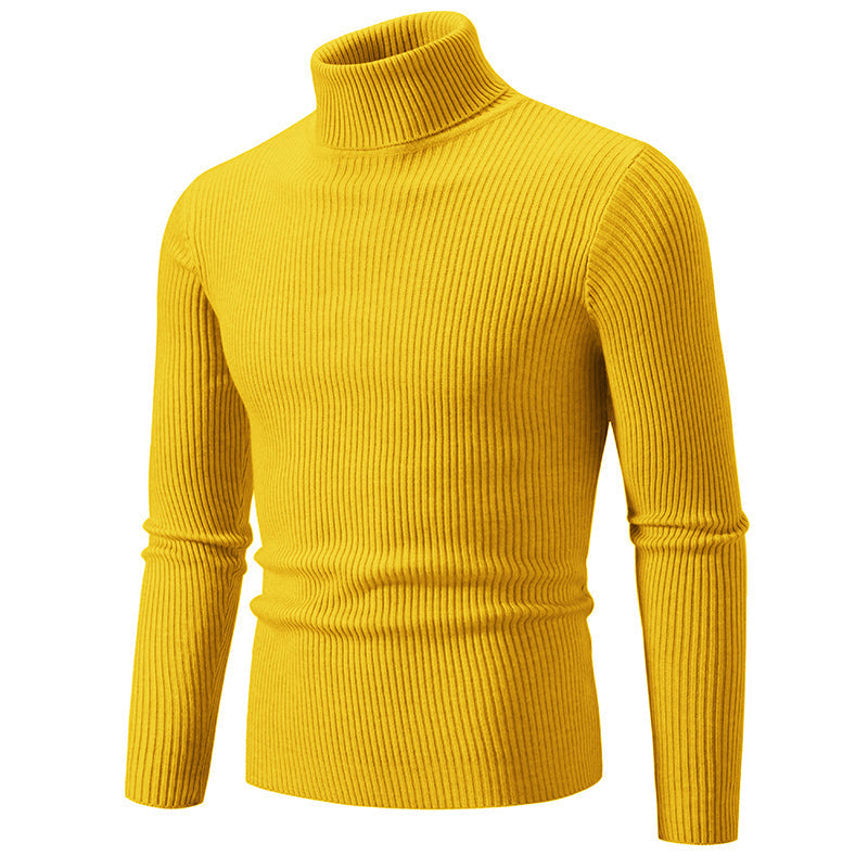 Cozy Crew Neck Men's Knit Sweater