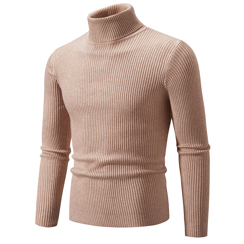 Cozy Crew Neck Men's Knit Sweater