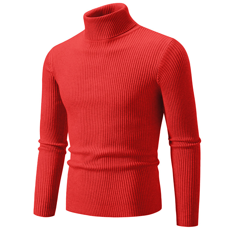 Cozy Crew Neck Men's Knit Sweater