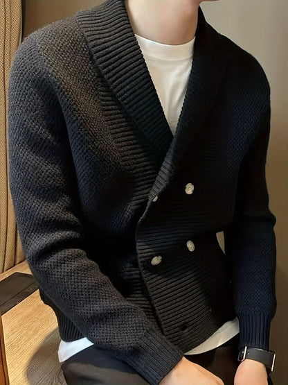 Stylish Knit Mens Cardigan Sweater