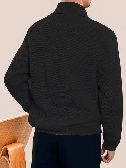 Stylish Knit Mens Cardigan Sweater