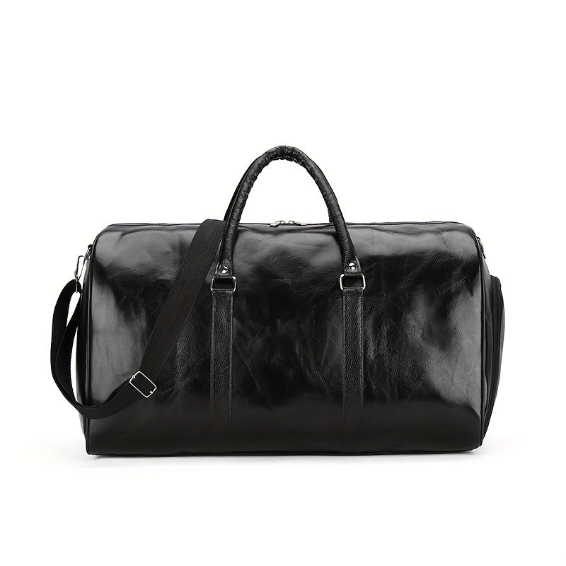 Luxury Synthetic Leather Luggage Bag - OutfitLondon