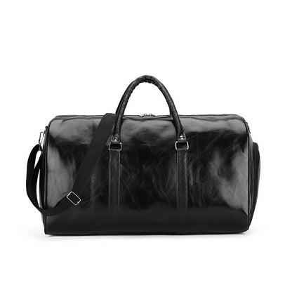 Luxury Synthetic Leather Luggage Bag - OutfitLondon