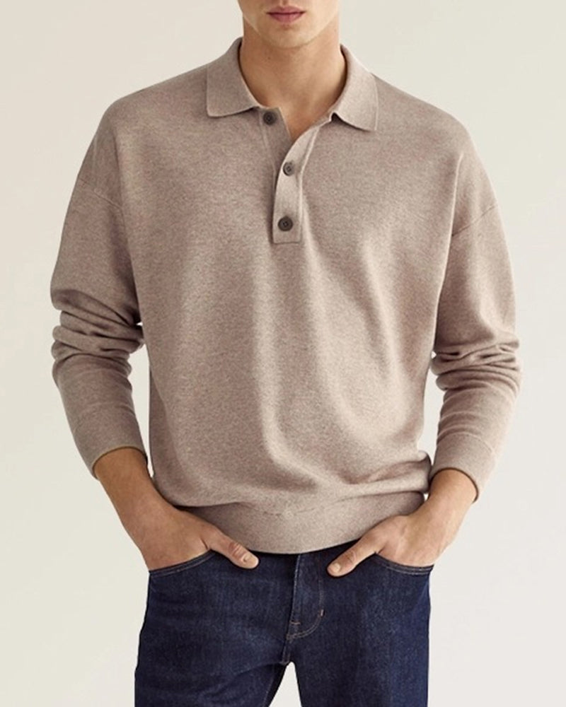 Relaxed Fit Mens Polo Shirt