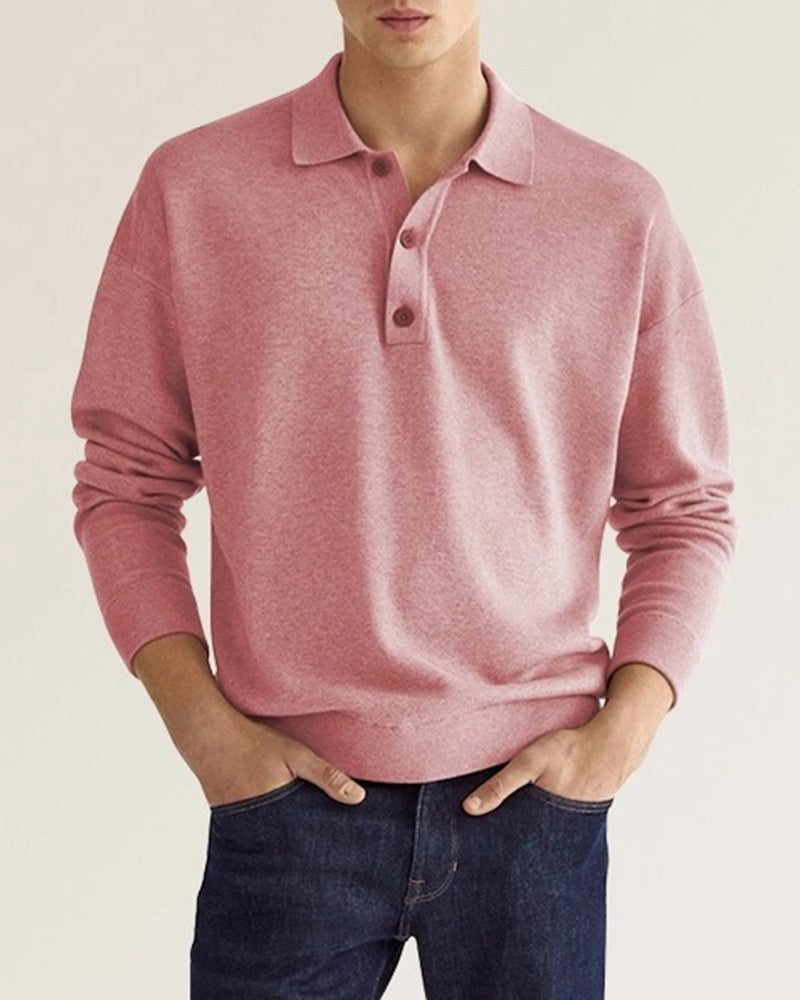 Relaxed Fit Mens Polo Shirt