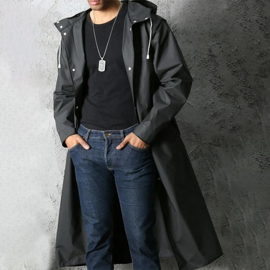 Waterproof Hooded Rain Jacket for Men - OutfitLondon