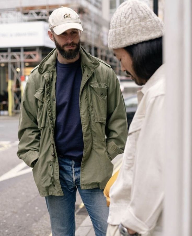 Durable Outdoor Worker Mens Cargo Jacket