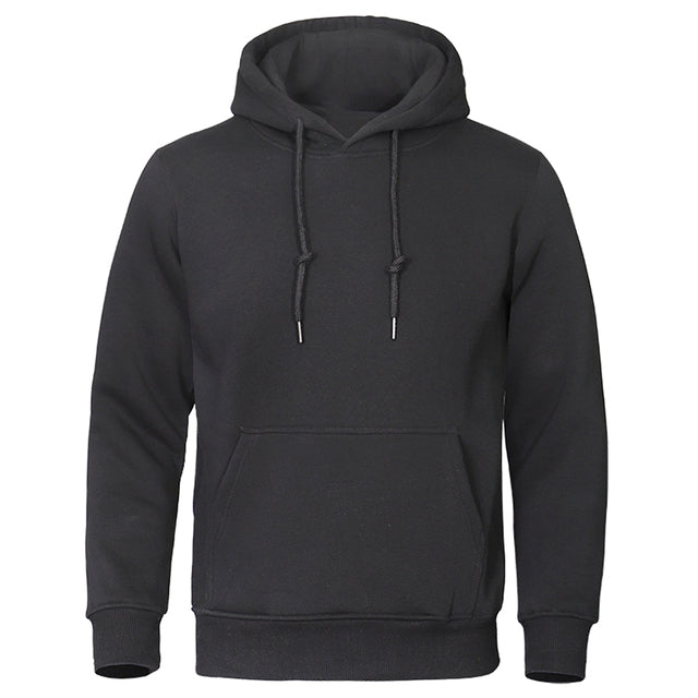 Classic Casual Mens Hooded Sweatshirt - OutfitLondon
