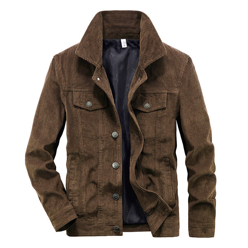 Classic Fit Corduroy Mens Jacket