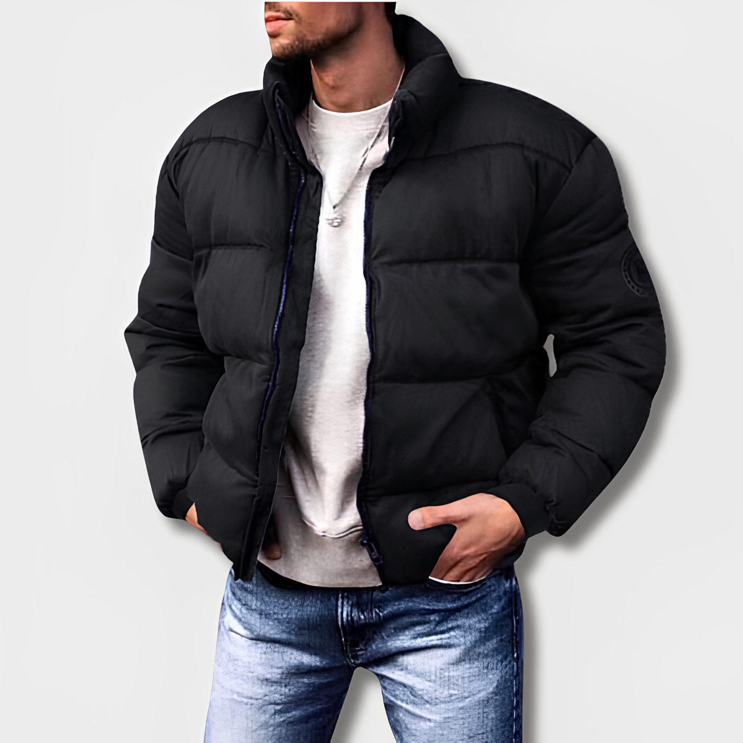 Waterproof Men's Down Parka Coat