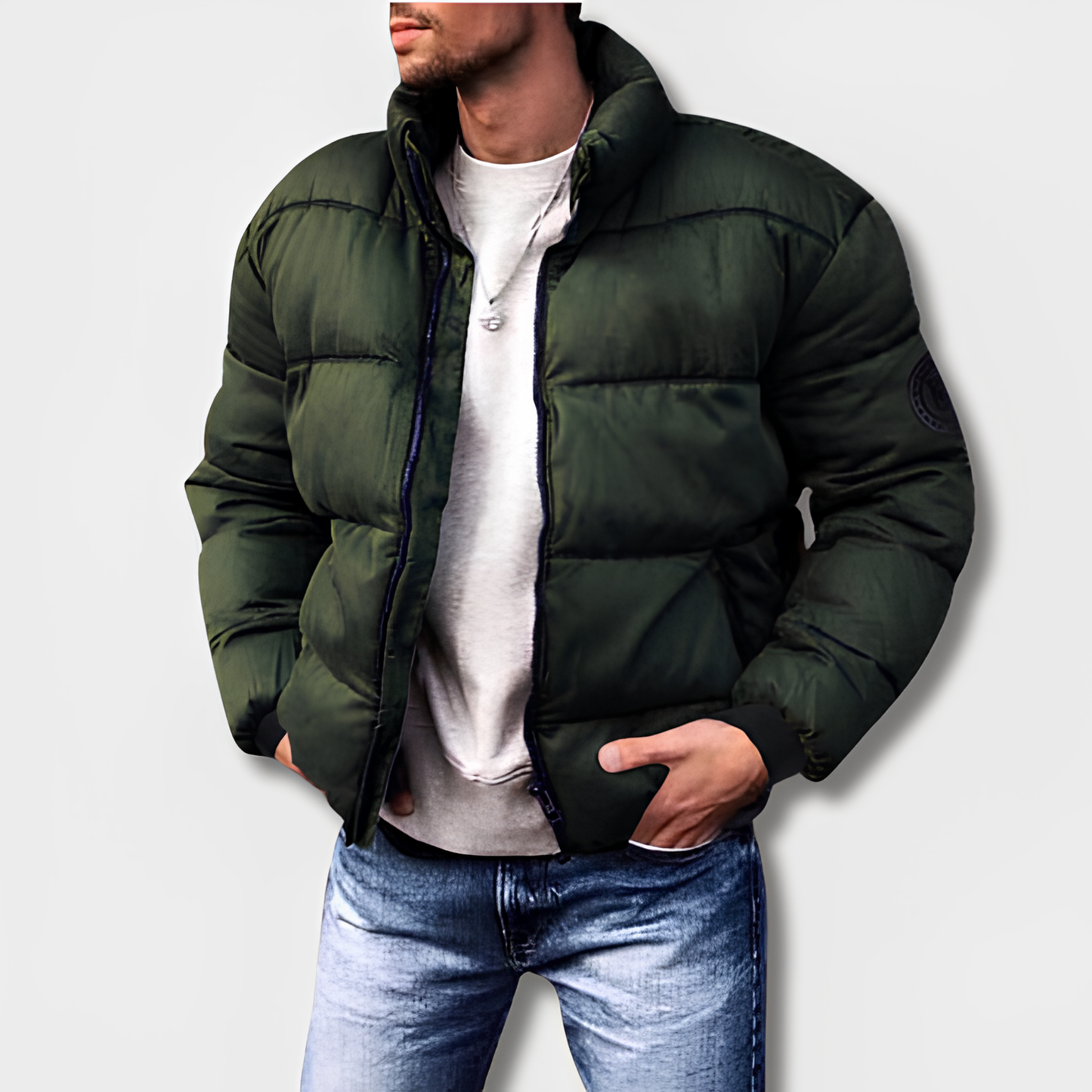 Waterproof Men's Down Parka Coat