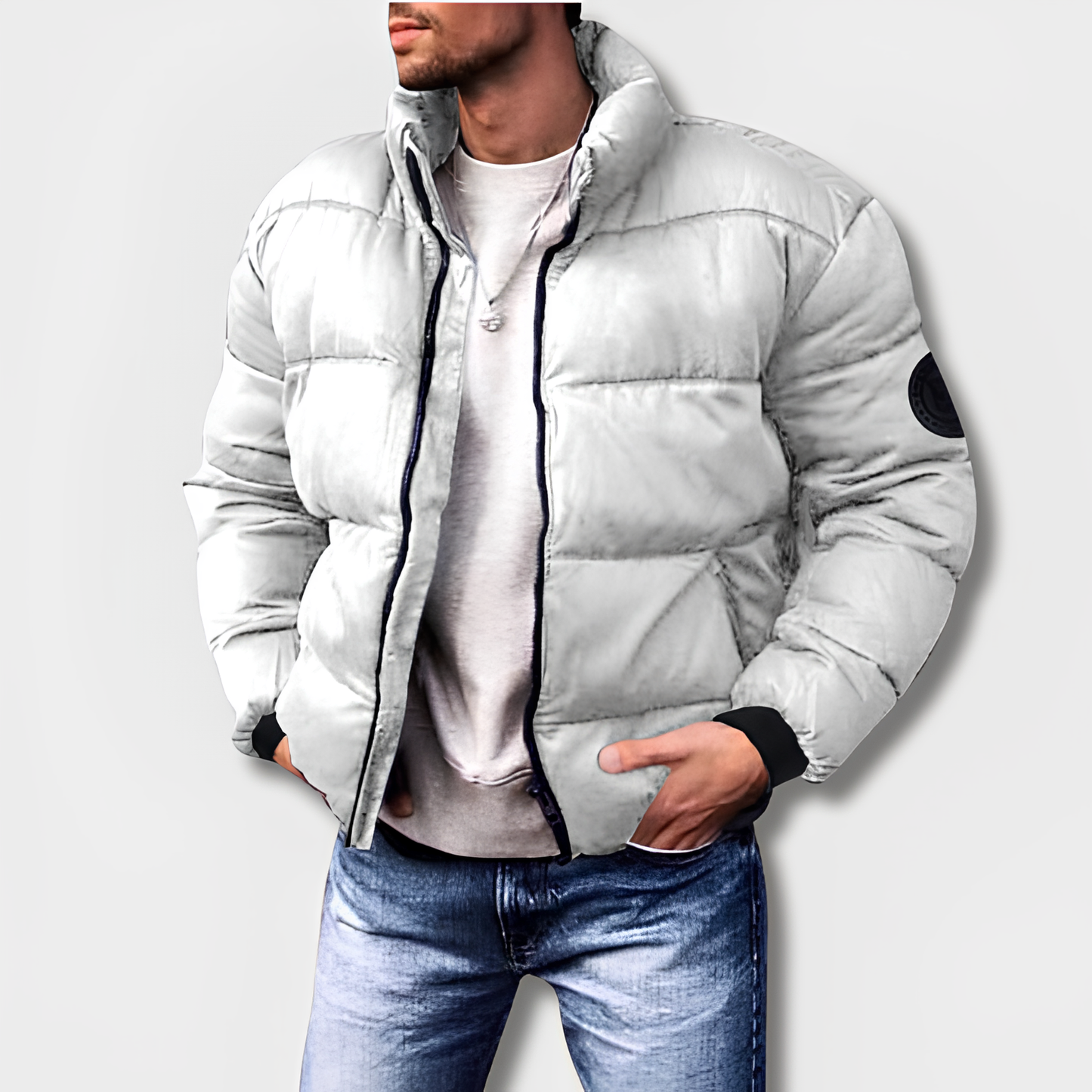 Waterproof Men's Down Parka Coat
