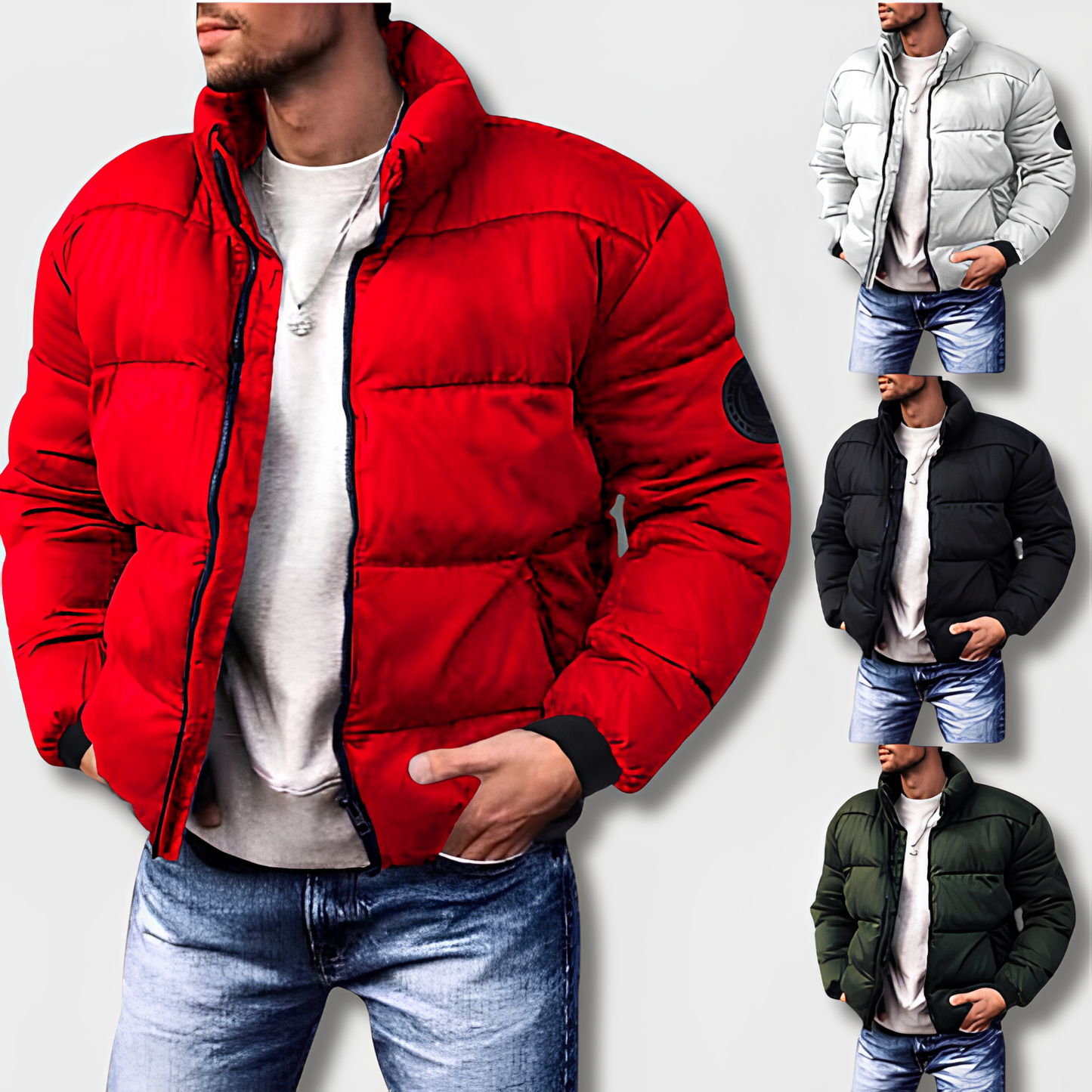 Waterproof Men's Down Parka Coat