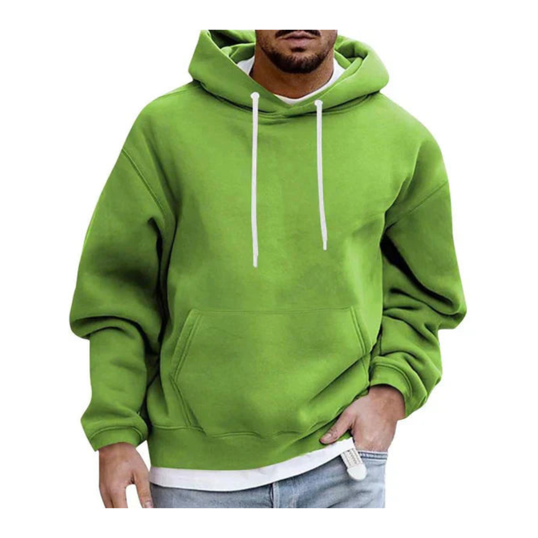 Large Mens Comfortable Hooded Sweatshirt