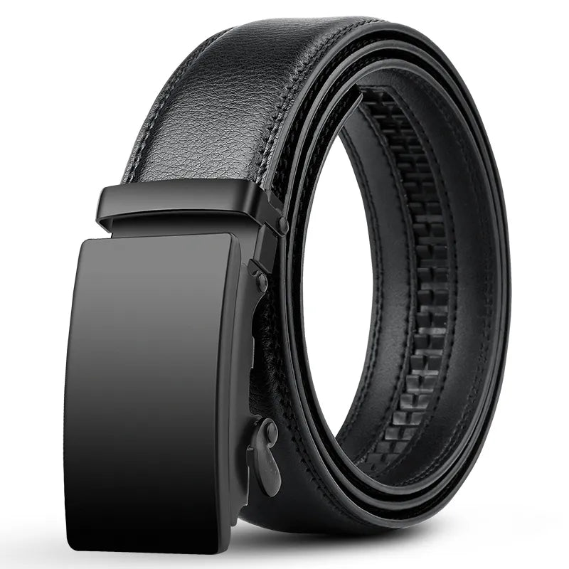 Genuine Leather Adjustable Men's Belt - OutfitLondon
