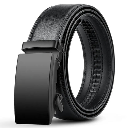 Genuine Leather Adjustable Men's Belt - OutfitLondon