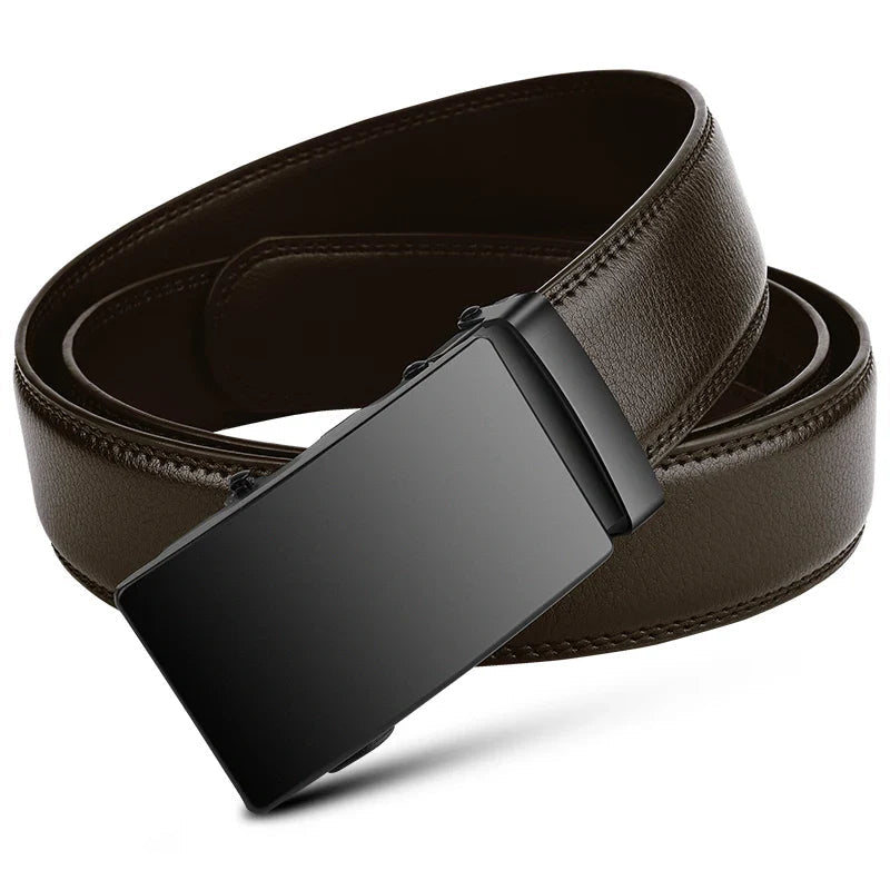 Genuine Leather Adjustable Men's Belt