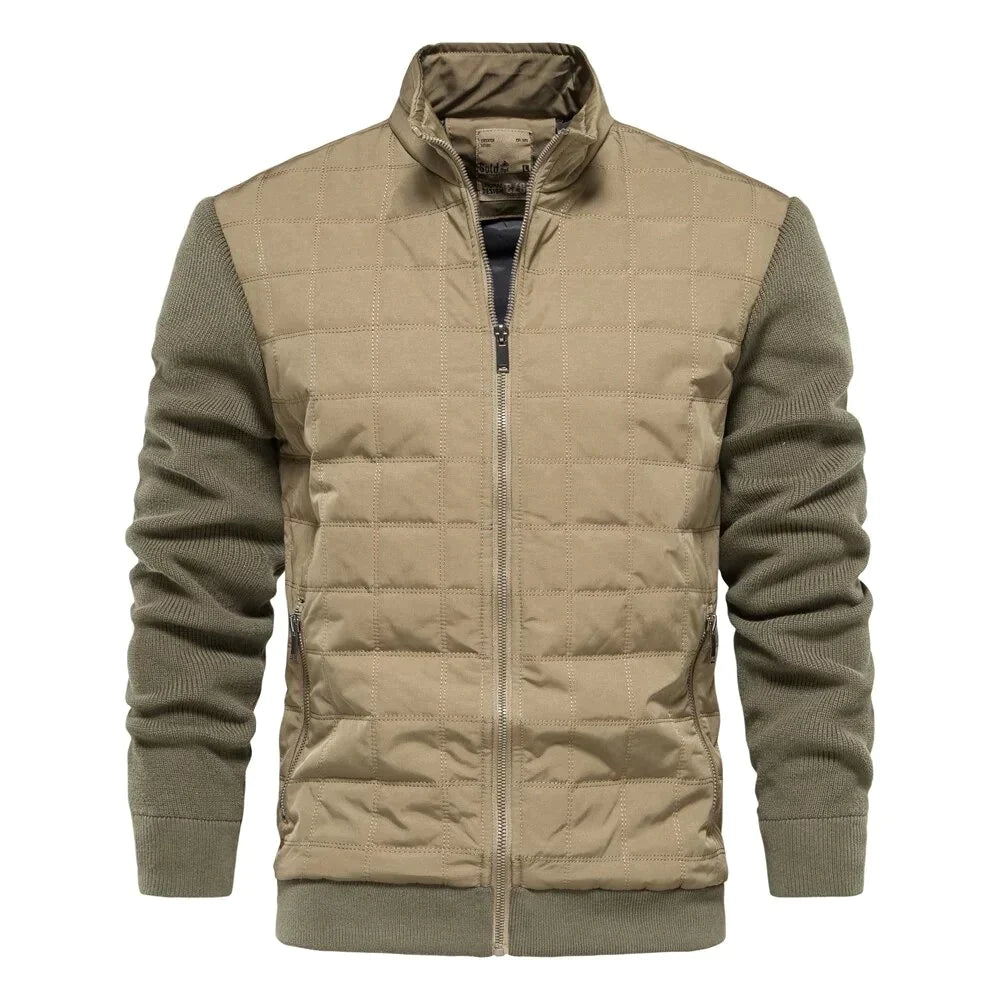 Padded Quilted Mens Winter Jacket