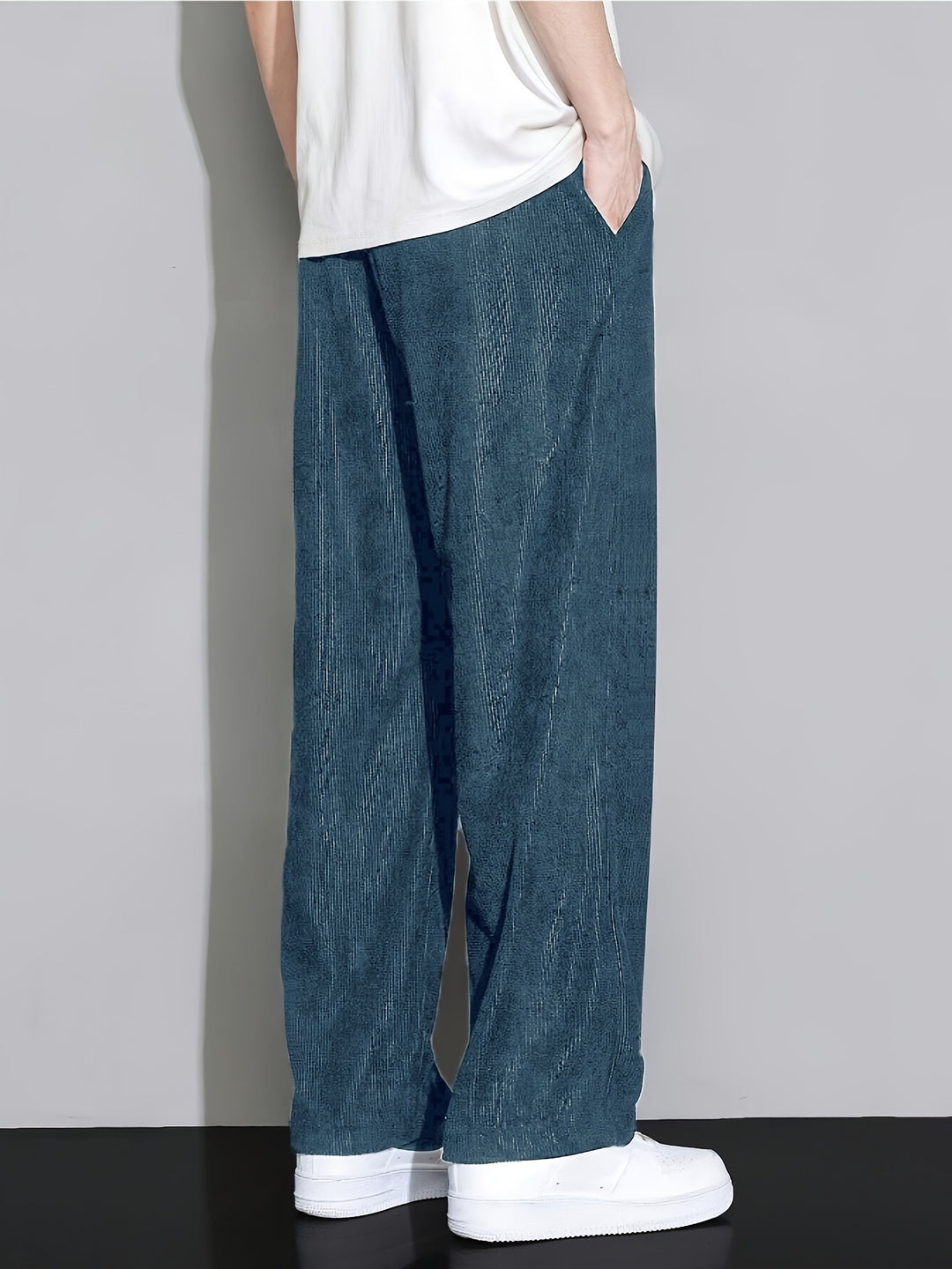 Comfortable Relaxed Fit Corduroy Mens Pants