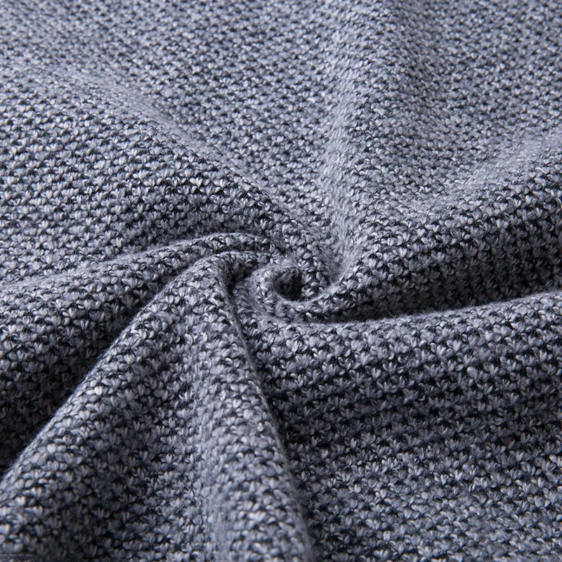 Textured Crew Neck Men's Sweater