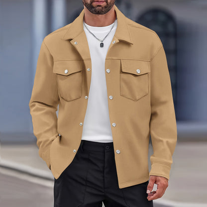 Relaxed Fit Mens Slim Jacket