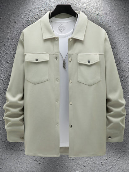 Relaxed Fit Mens Slim Jacket