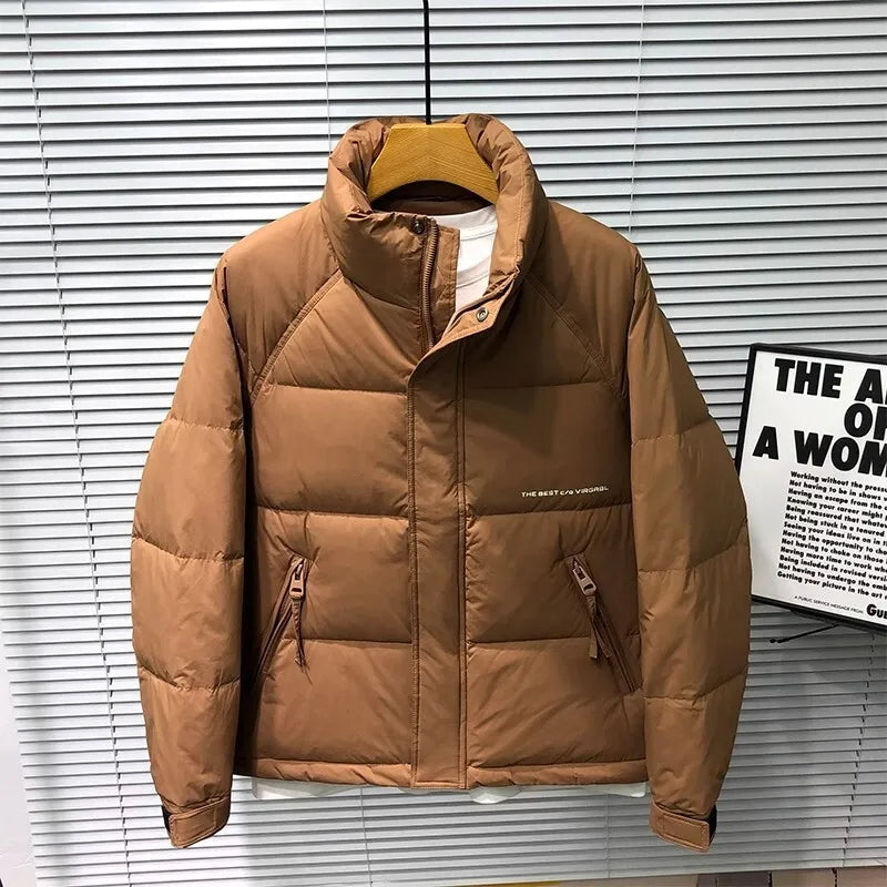 Warm Insulated Padded Down Mens Winter Jacket - OutfitLondon