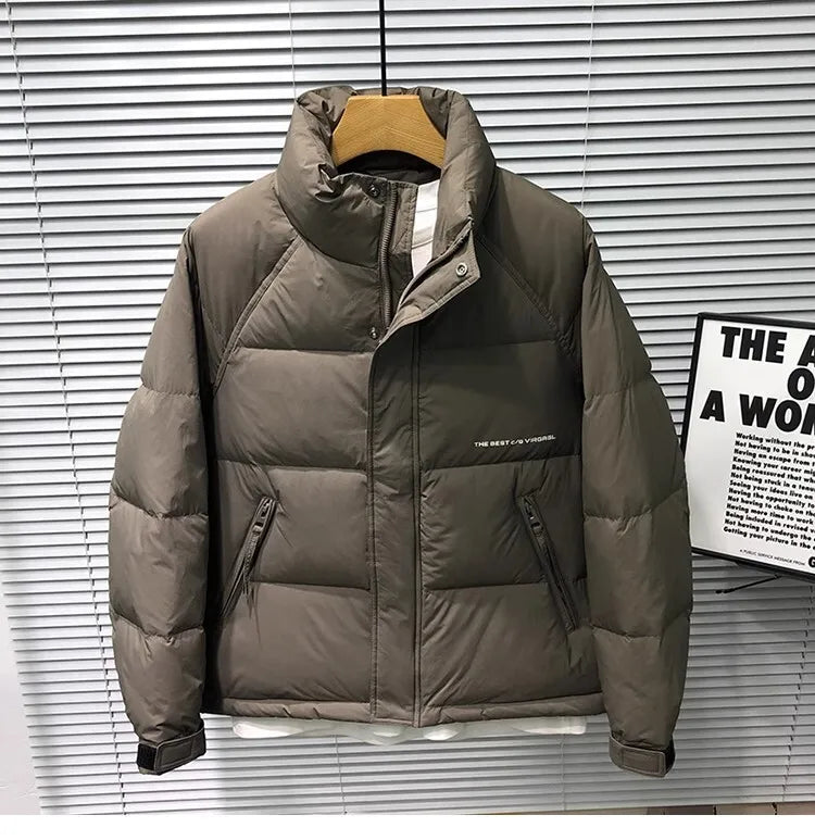 Warm Insulated Padded Down Mens Winter Jacket