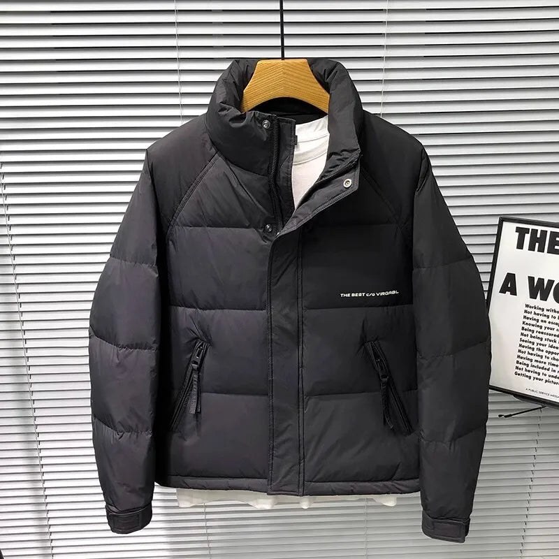 Warm Insulated Padded Down Mens Winter Jacket