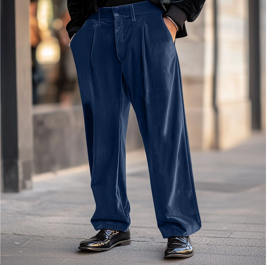 Relaxed Fit Corduroy Pants For Men - OutfitLondon