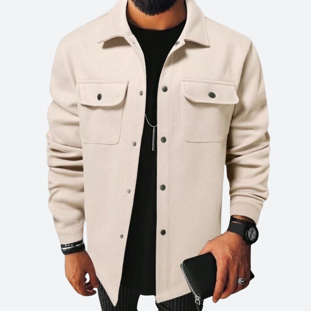 Classic Double Breasted Mens Coat - OutfitLondon