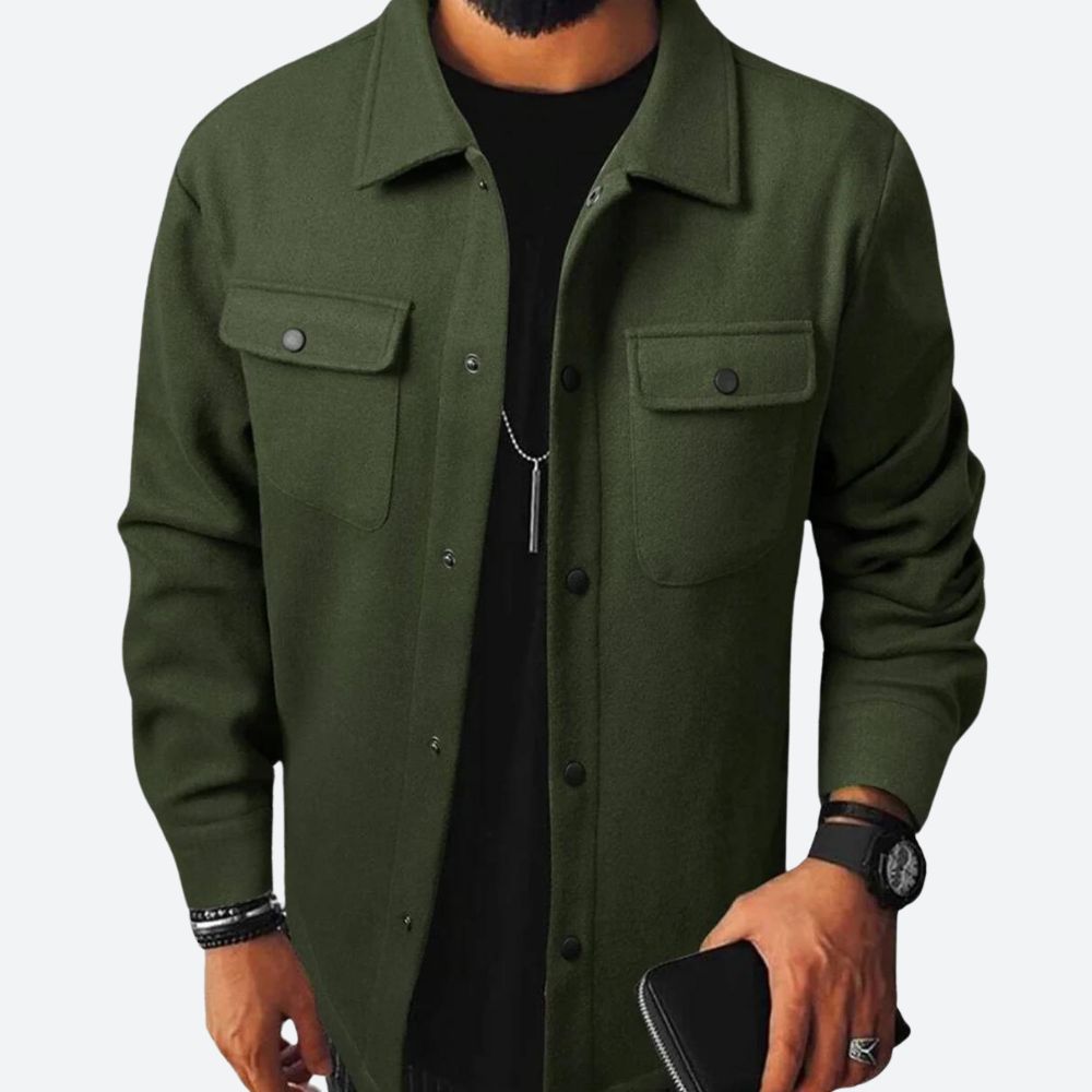 Classic Double Breasted Mens Coat
