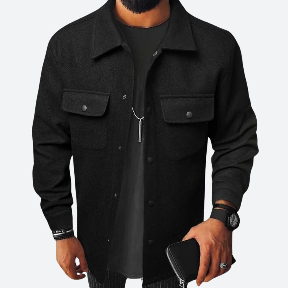Classic Double Breasted Mens Coat