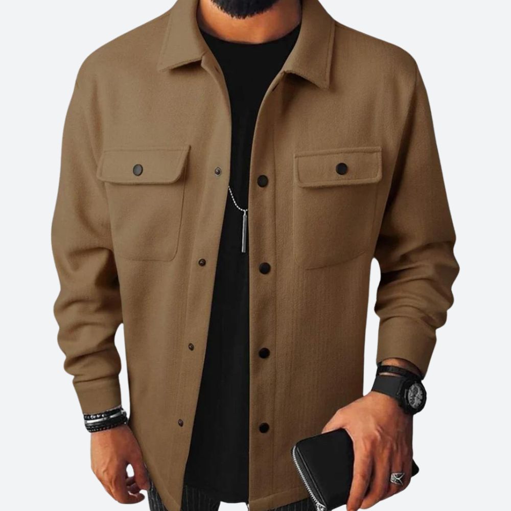 Classic Double Breasted Mens Coat