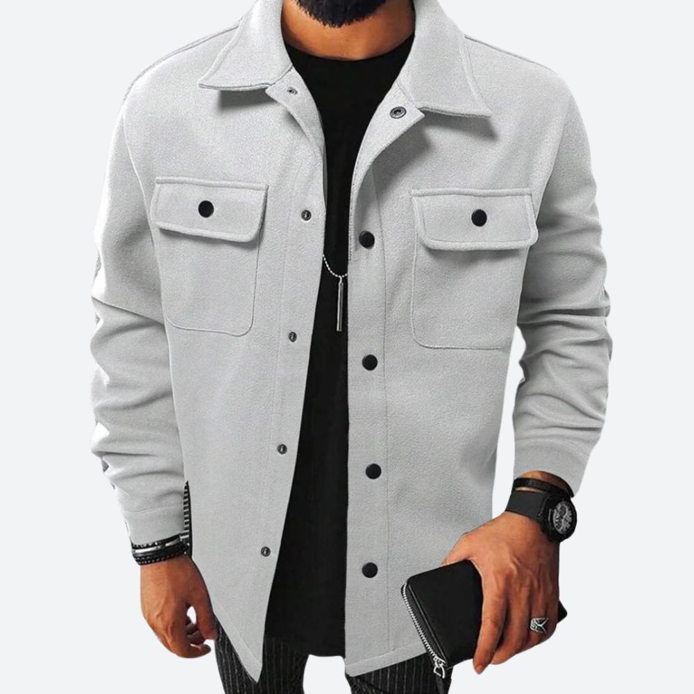 Classic Double Breasted Mens Coat