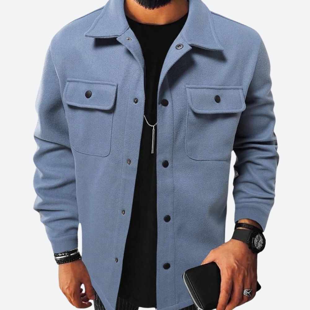 Classic Double Breasted Mens Coat