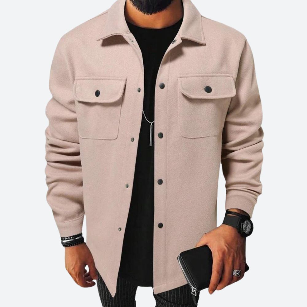 Classic Double Breasted Mens Coat