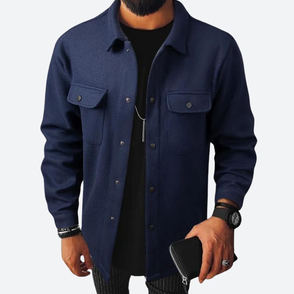 Classic Double Breasted Mens Coat