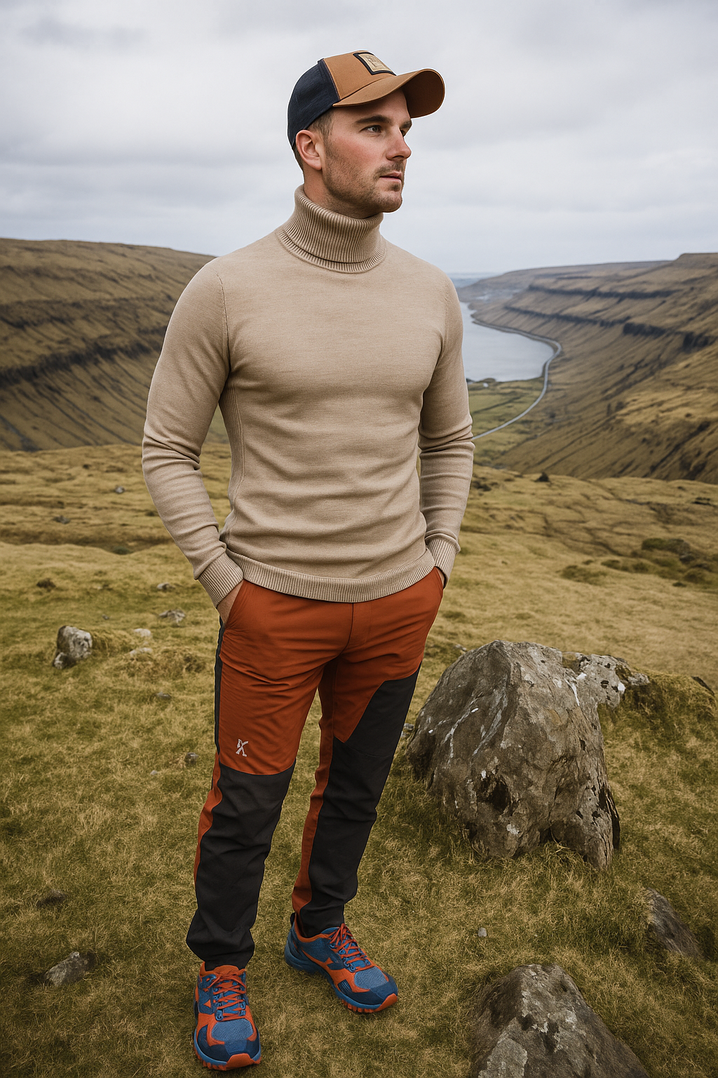 Classic Crew Neck Wool Sweater Men - OutfitLondon