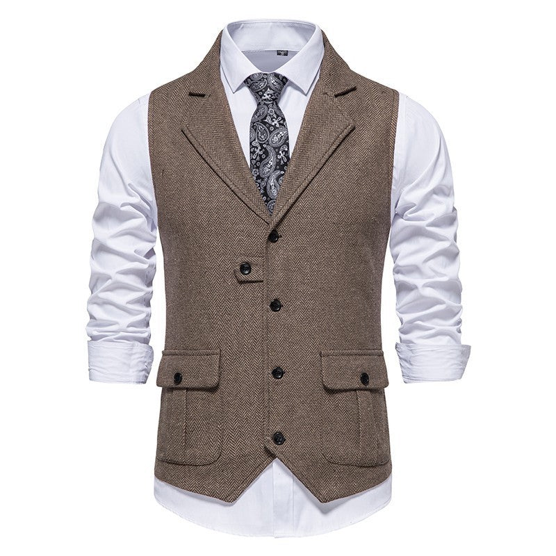 Classic Mens Waistcoat Vest - OutfitLondon