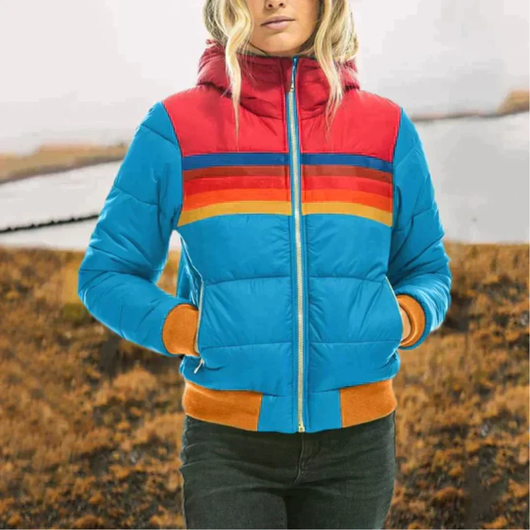 Warm Women's Puffer Coat for Winter - OutfitLondon