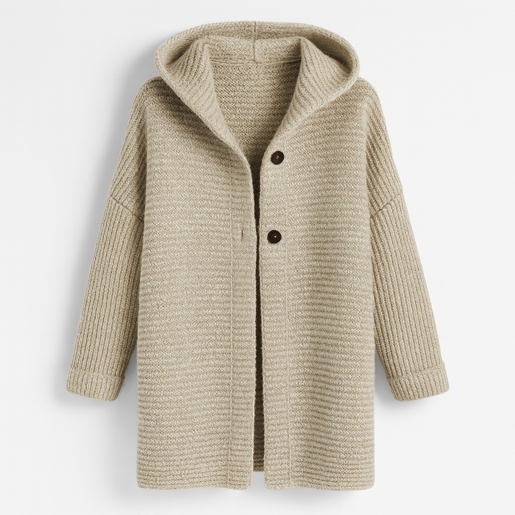 Soft Women's Hooded Cardigan - Premium Cashmere Feel