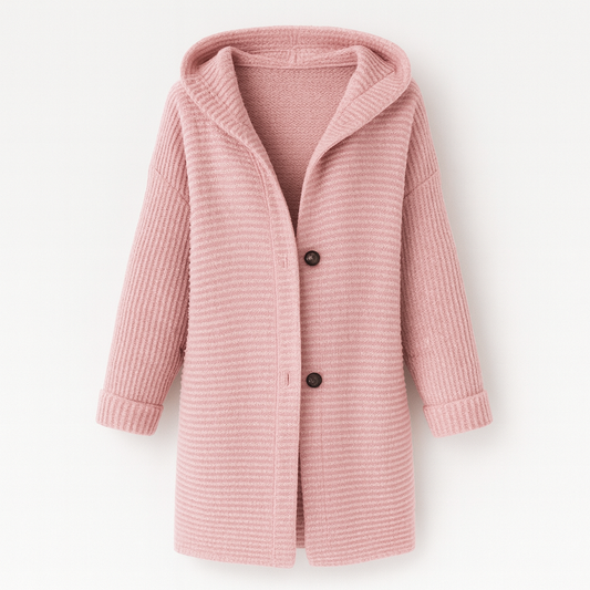 Soft Women's Hooded Cardigan - Premium Cashmere Feel - OutfitLondon