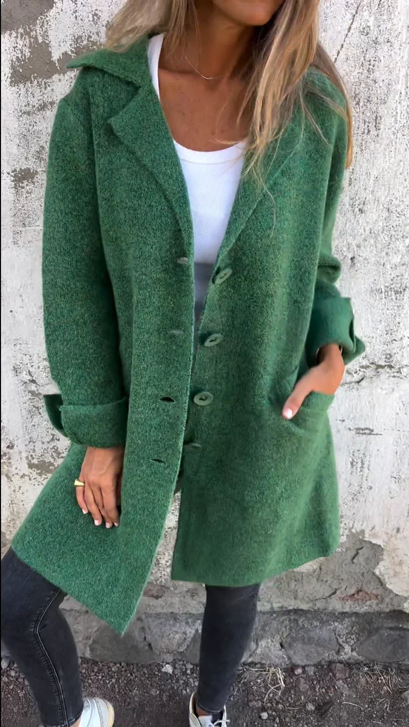 Classic Women's Wool Long Winter Coat